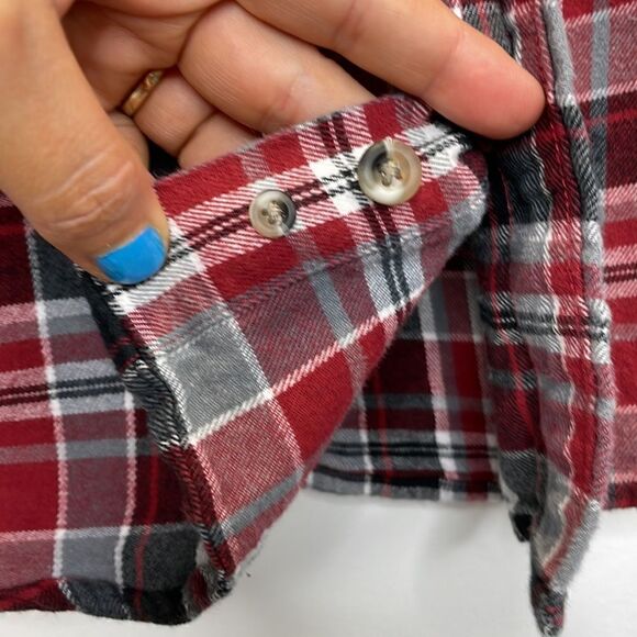 Red Head Brand Co. Men’s Plaid Red Long Sleeve Button Down Flannel Shirt Size XL - Picture 6 of 12